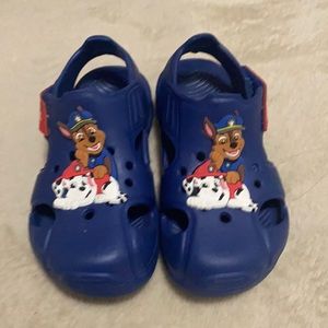 Cute little paw patrol crocs for Toddler